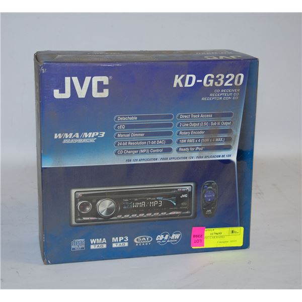 UNUSED JVC CAR RADIO