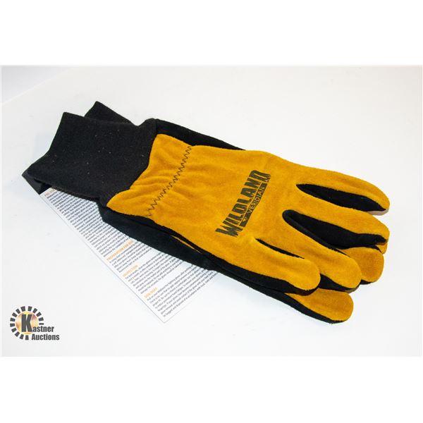 NEW LEATHER VERIDIAN WILDLAND GLOVES L