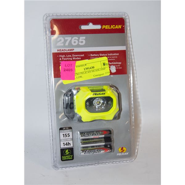 NEW 2765 PELICAN HEADLAMP HIGH, LOW,