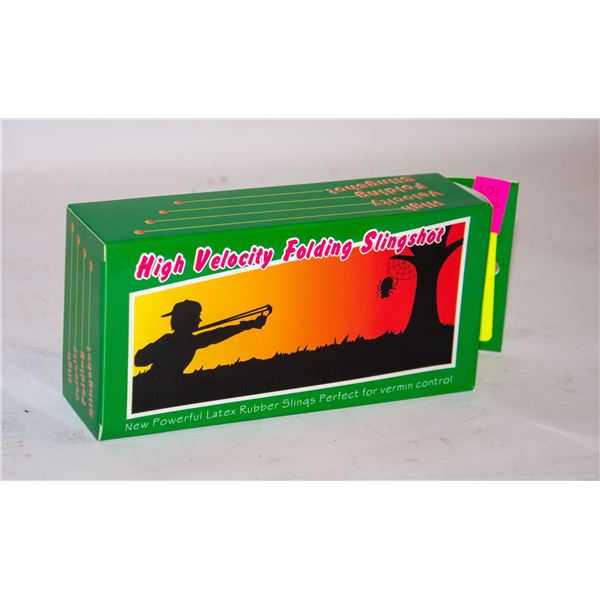 HIGH VELOCITY FOLDING SLINGSHOT