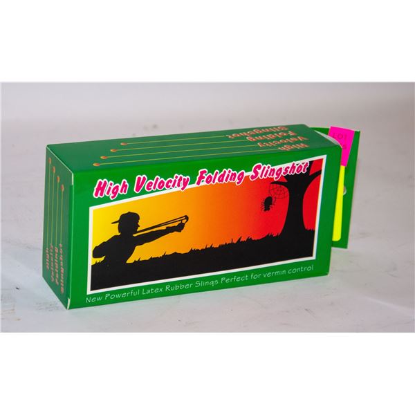 HIGH VELOCITY FOLDING SLINGSHOT