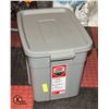 NEW RUBBERMAID 68 LITRE ROUGHNECK TOTE