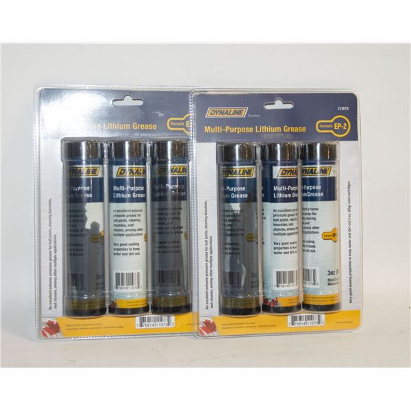 TWO X 3PACKS OF DYNALIINE MULTI PURPOSE