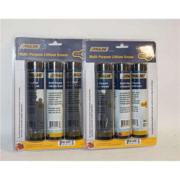 TWO X 3PACKS OF DYNALIINE MULTI PURPOSE