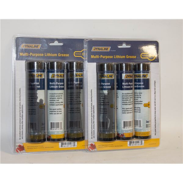 TWO X 3PACKS OF DYNALIINE MULTI PURPOSE
