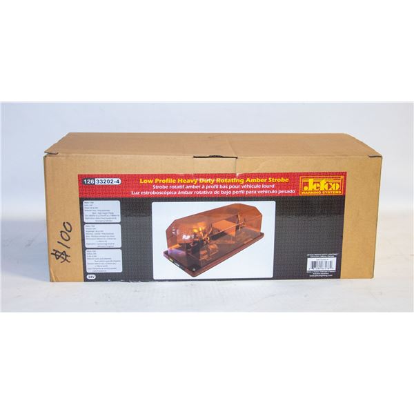 "PAWN SHOP" LOW PROFILE HD ROTATING AMBER