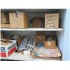 Image 14 : Contents of Shelves: Hardware, Fittings, Tubing, Signs, Faucets, Microwave, etc (shelves not include