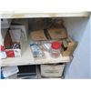 Image 17 : Contents of Shelves: Hardware, Fittings, Tubing, Signs, Faucets, Microwave, etc (shelves not include