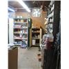 Image 1 : Contents of Shelves: Hardware, Fittings, Tubing, Signs, Faucets, Microwave, etc (shelves not include