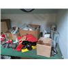 Image 23 : Contents of Shelves: Hardware, Fittings, Tubing, Signs, Faucets, Microwave, etc (shelves not include