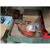 Image 27 : Contents of Shelves: Hardware, Fittings, Tubing, Signs, Faucets, Microwave, etc (shelves not include
