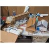 Image 35 : Contents of Shelves: Hardware, Fittings, Tubing, Signs, Faucets, Microwave, etc (shelves not include