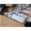 Image 36 : Contents of Shelves: Hardware, Fittings, Tubing, Signs, Faucets, Microwave, etc (shelves not include