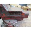 Image 3 : Wooden Table w/ Metal Legs 63" x 26" x 30"H w/ Wilton Vise Clamp
