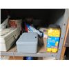 Image 31 : Contents of Shelves: Hardware, Fittings, Circuit Breakers, Philips Lighting, Safety Tape, etc (shelv
