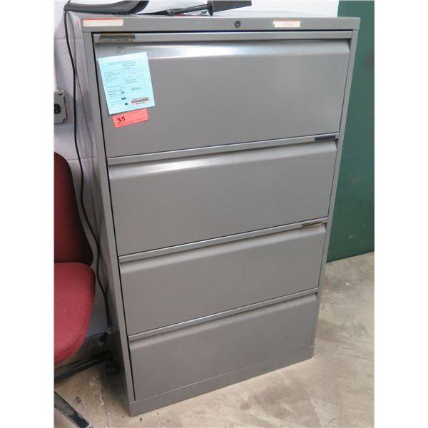 Metal 4-Drawer Lateral Filing Cabinet