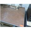 Image 2 : Metal Desk w/ Laminate Top & Undershelves 72" x 35" (contents not included)