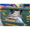 Image 8 : Metal Multi-Drawer Cabinet & Contents:  Hardware, Couplings, Clamps, etc