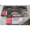 Image 1 : Qty 3 Boxes Ridgid 56792 Replacement Drain Cleaning Cables