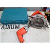 Image 1 : Black & Decker 7390 Circular Saw, Makita 6011D Drill Driver w/ Charger in Case, etc