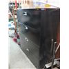 Image 2 : Metal 4-Drawer Lateral Filing Cabinet 42" x 19" x 53" w/ Contents:  Hardware, Wire, Tools, etc