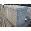 Image 2 : Metal Diamond Plate Tool Box w/ Hasp Lock 44" x 11" x 15"H