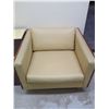 Image 2 : Qty 2 Upholstered Armchairs 34" x 19" x 24"H w/ Center Console