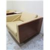 Image 3 : Qty 2 Upholstered Armchairs 34" x 19" x 24"H w/ Center Console
