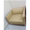 Image 4 : Qty 2 Upholstered Armchairs 34" x 19" x 24"H w/ Center Console