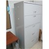 Image 2 : Metal 5-Drawer Lateral Filing Cabinet 36" x 19" x 67"H