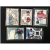 Image 1 : LOT OF 5 LIMITED EDITION ASSORTED SPORTS CARDS - SOME AUTOGRAPHED