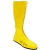 Image 1 : HULK HOGAN SIGNED YELLOW WRESTLING BOOTS (JSA COA)
