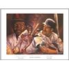 Image 1 : WADE BOGGS AND TONY GWYNN SIGNED R.J. MORRISSEY PAINTING "BATTING CHAMPIONS" 594/1500