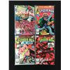 Image 1 : LOT OF 4 PETER PARKER, THE SPECTACULAR SPIDERMAN COMICS (MARVEL COMICS)