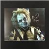Image 1 : MICHAEL KEATON SIGNED "BEETLEJUICE" 8X10 PHOTO (KB AUTHENTICS COA)