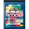 Image 1 : 2024 UNOPENED LEAF VIVID FOOTBALL PROOFS BOX SET - ONE 1/1 PROOF PER PACK