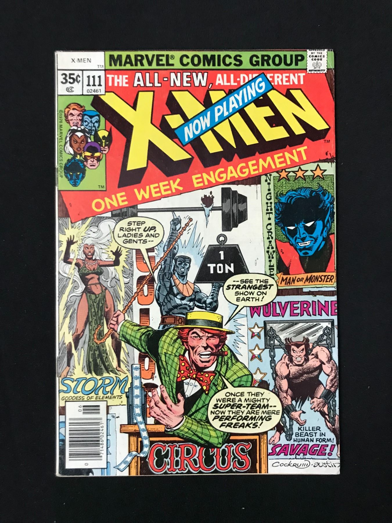 MARVEL COMICS NO.111 THE ALL NEW ALL DIFFERENT X-MEN