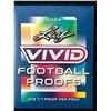 Image 1 : 2024 UNOPENED LEAF VIVID FOOTBALL PROOFS BOX SET - ONE 1/1 PROOF PER PACK