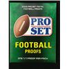 Image 1 : 2023 LEAF PRO SET METAL FOOTBALL PROOFS - ONE 1/1 PROOF PER PACK