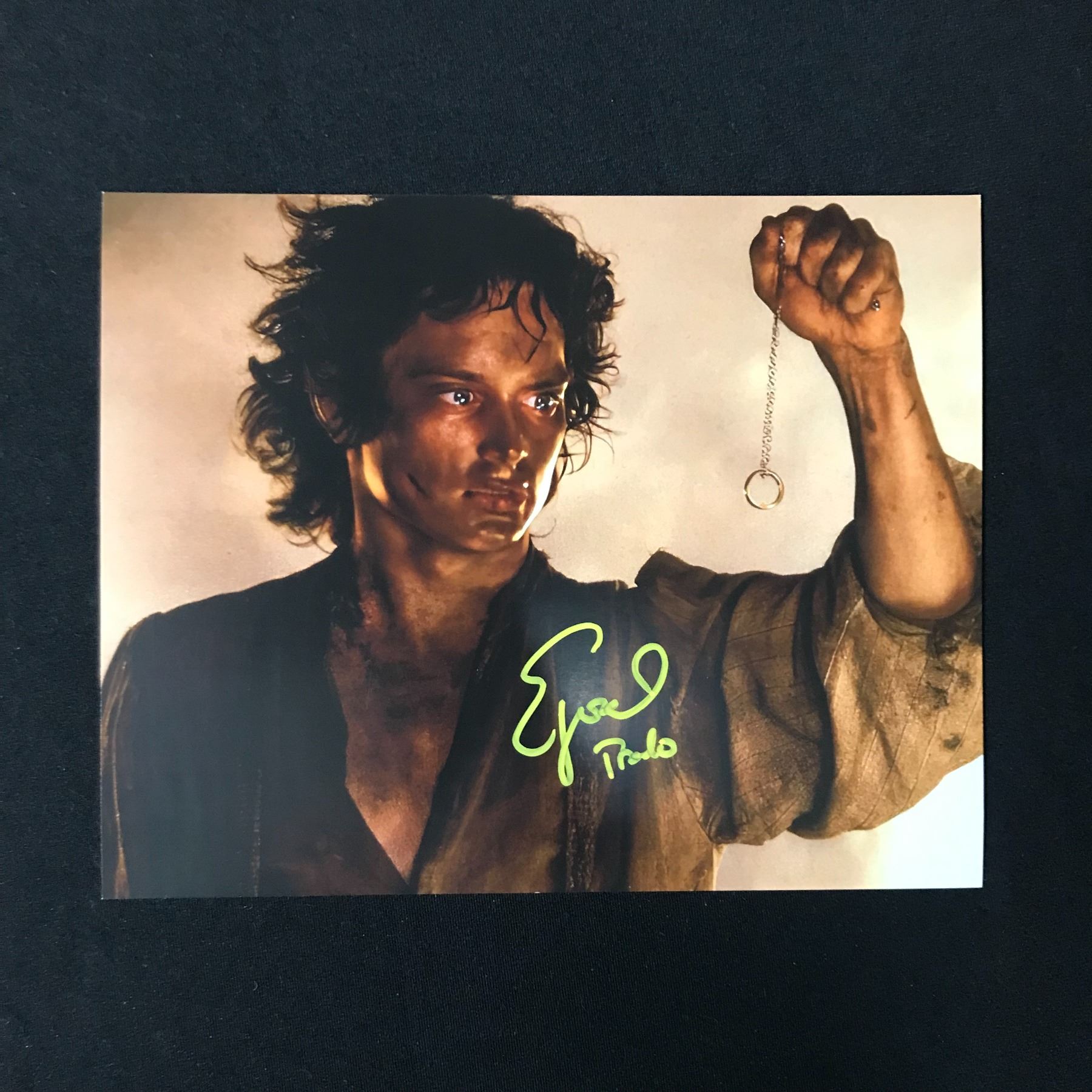 Frodo Signature ELIJAH WOOD SIGNED LOTR