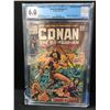 Image 1 : MARVEL COMICS NO.1 CONAN THE BARBARIAN CGC GRADED 6.0