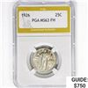 Image 1 : 1926 Standing Liberty Quarter PGA MS63 FH