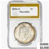 Image 1 : 1878-CC Morgan Silver Dollar PGA MS64