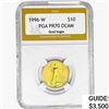Image 1 : 1996-W 1/4oz Gold $10 Eagle PGA PR70 DCAM