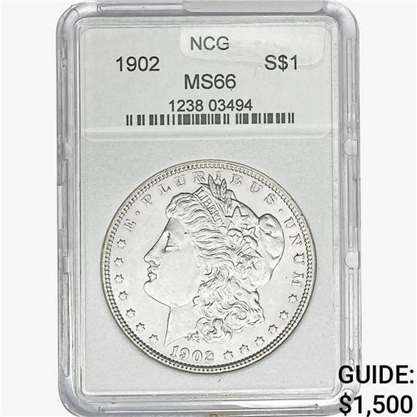 1902 Morgan Silver Dollar NCG MS66