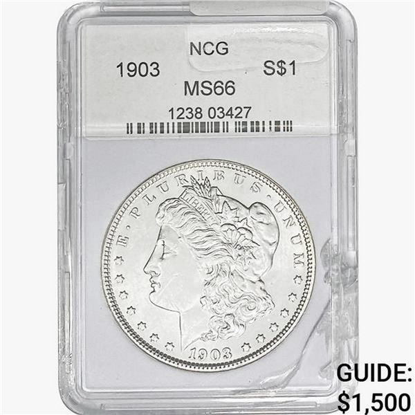 1903 Morgan Silver Dollar NCG MS66