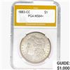 Image 1 : 1883-CC Morgan Silver Dollar PGA MS64+