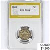 Image 1 : 1883 Shield Nickel PGA PR64