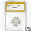 Image 1 : 1823/2 Capped Bust Dime PGA AU55