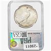 Image 2 : 1927-D Silver Peace Dollar PGA MS64+